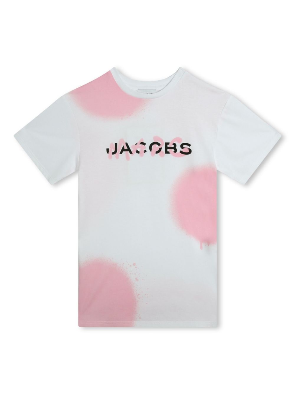 Marc Jacobs Kids Kleid aus Bio-Baumwolle mit Spray Spots-Print - Weiß von Marc Jacobs Kids