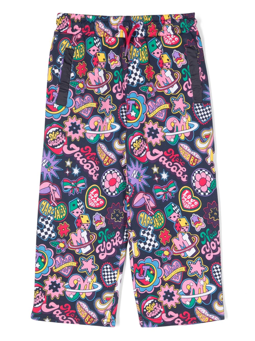 Marc Jacobs Kids Hose mit Patches-Print - Violett von Marc Jacobs Kids