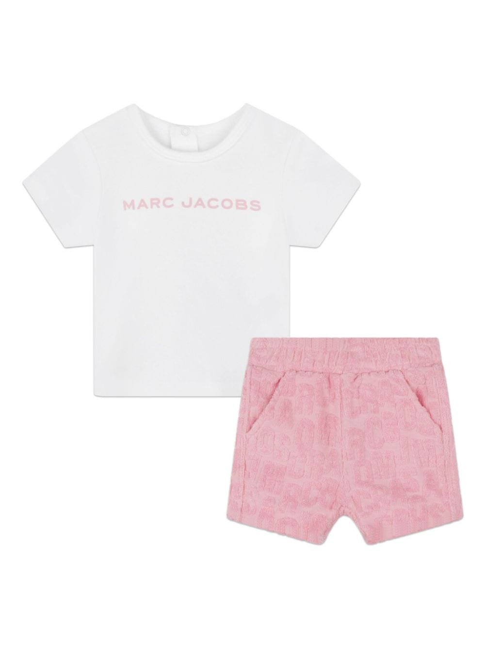 Marc Jacobs Kids Short-Set mit Logo-Print - Rosa von Marc Jacobs Kids