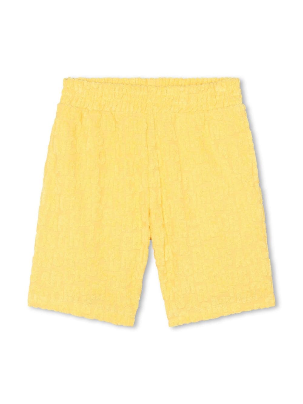 Marc Jacobs Kids Shorts aus Frottee mit Logo-Prägung - Gelb von Marc Jacobs Kids