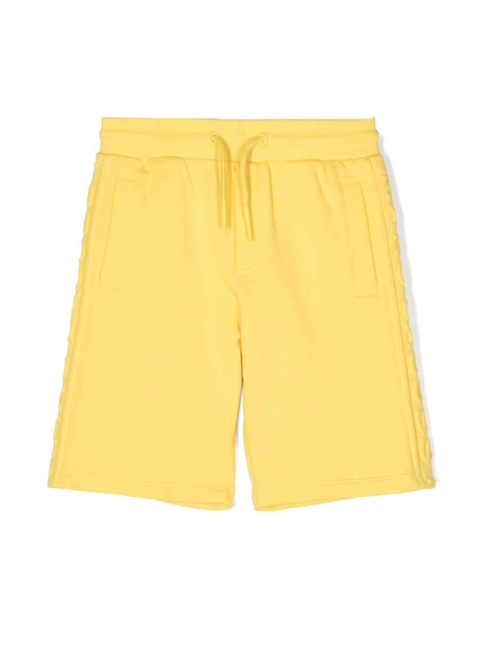 Marc Jacobs Kids Shorts mit Logo-Prägung - Gelb von Marc Jacobs Kids