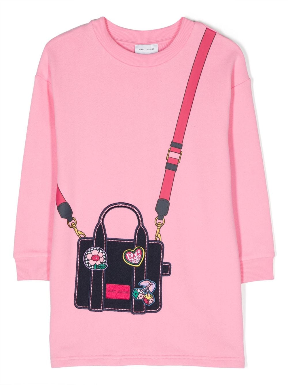 Marc Jacobs Kids Sweatshirtkleid mit grafischem Print - Rosa von Marc Jacobs Kids