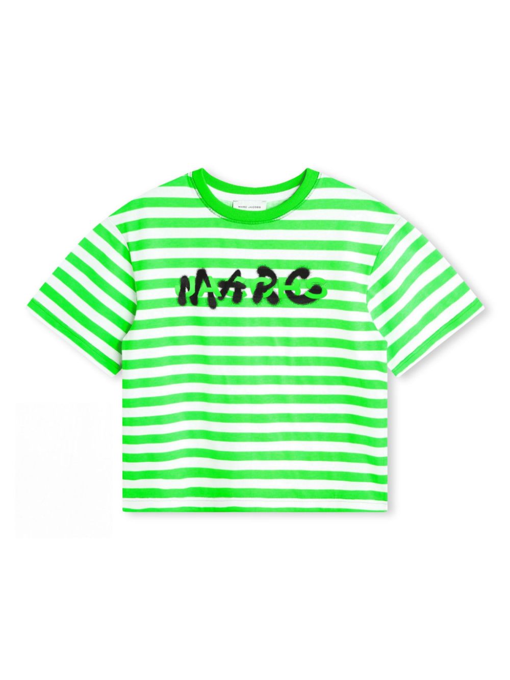 Marc Jacobs Kids T-Shirt mit Logo-Print - Grün von Marc Jacobs Kids