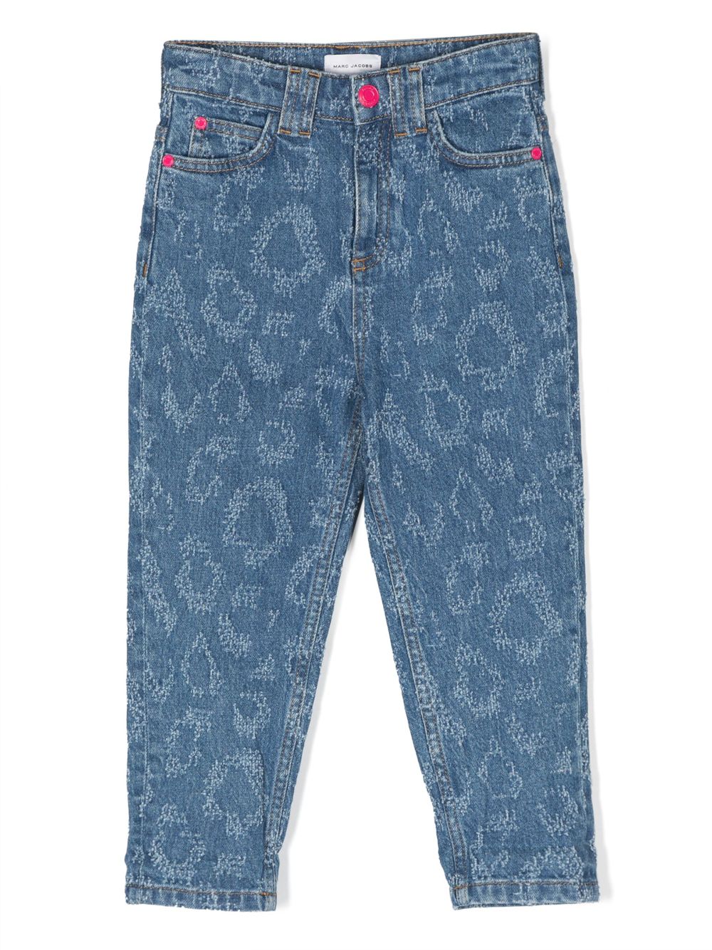 Marc Jacobs Kids Tapered-Jeans mit Geparden-Print - Blau von Marc Jacobs Kids