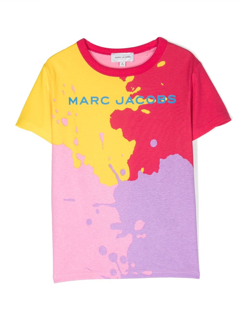 Marc Jacobs Kids T-Shirt in Colour-Block-Optik - Rosa von Marc Jacobs Kids