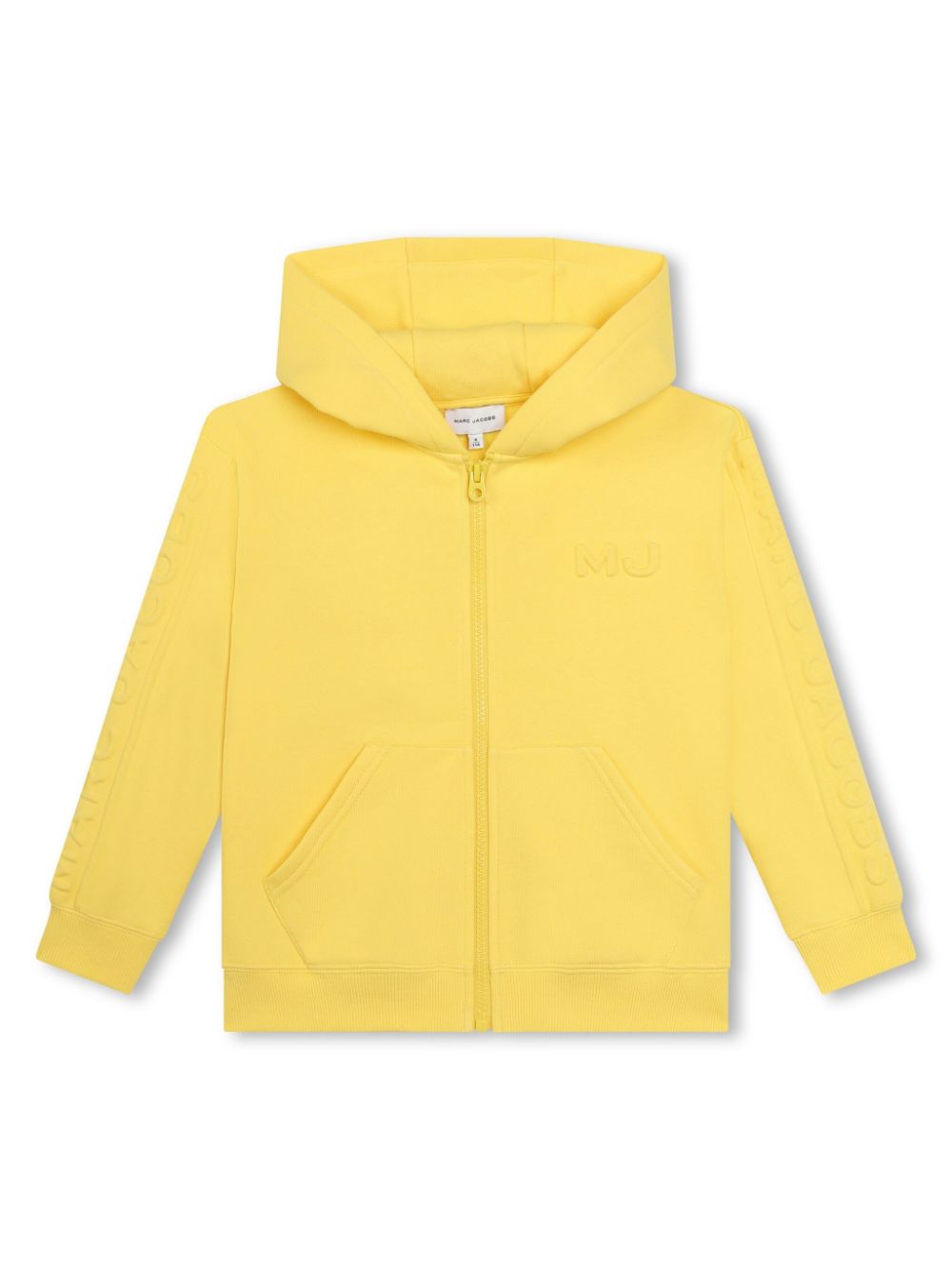 Marc Jacobs Kids Kapuzenjacke mit Logo-Prägung - Gelb von Marc Jacobs Kids