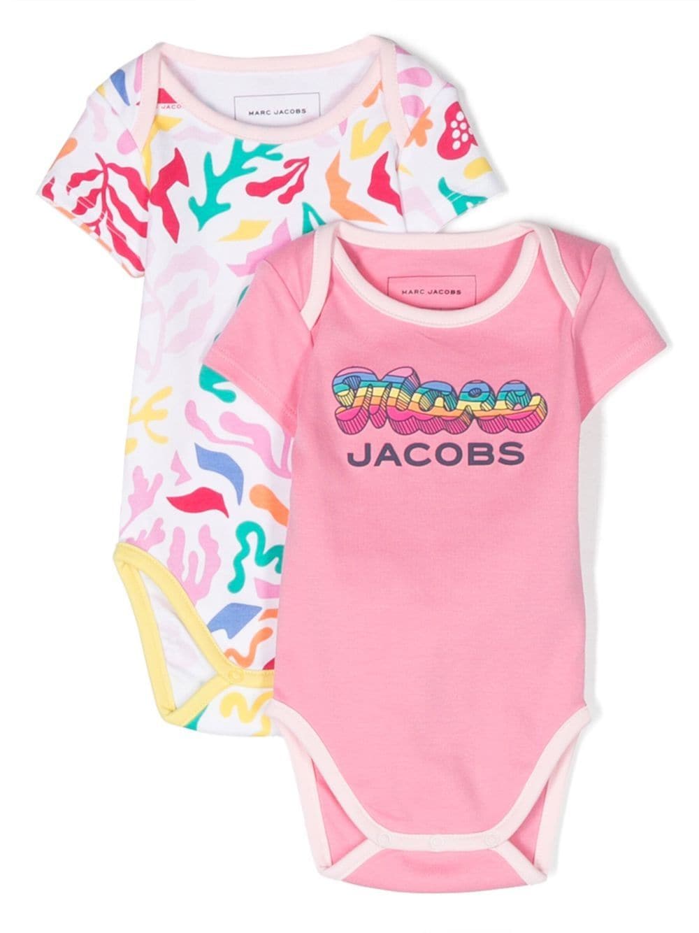 Marc Jacobs Kids Set aus zwei Stramplern mit Logo-Print - Rosa von Marc Jacobs Kids