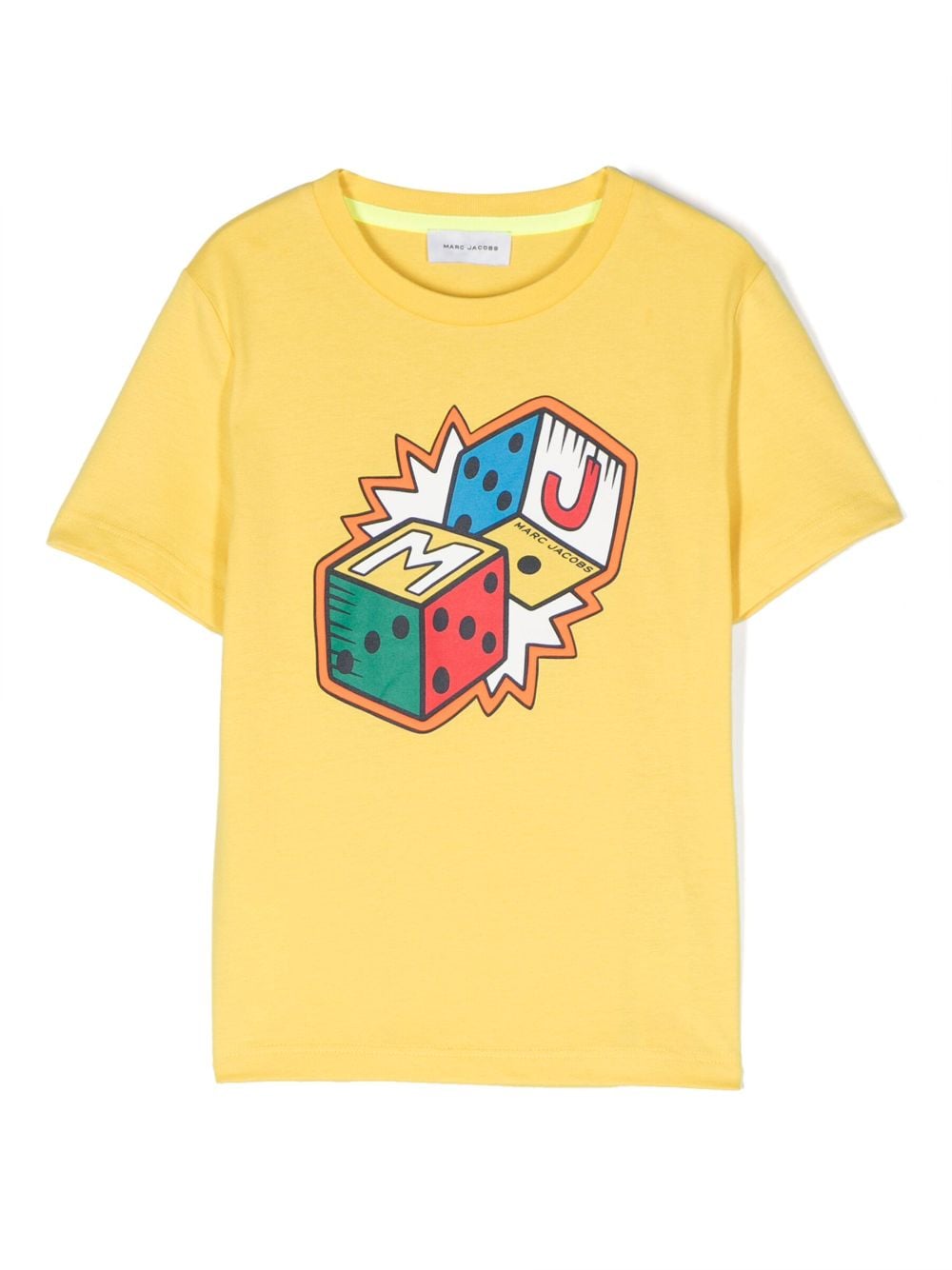Marc Jacobs Kids T-Shirt mit Logo-Print - Gelb von Marc Jacobs Kids