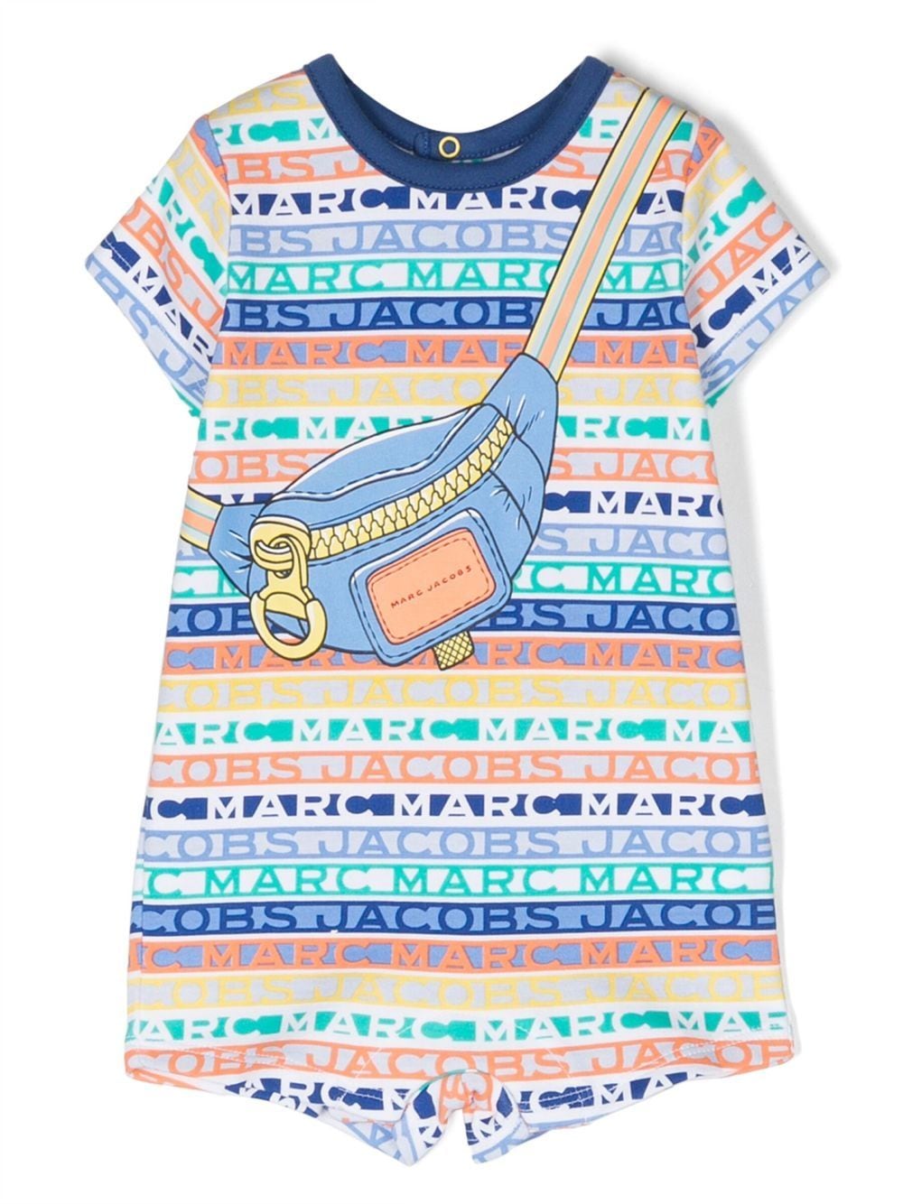 Marc Jacobs Kids Strampler mit Logo-Print - Blau von Marc Jacobs Kids