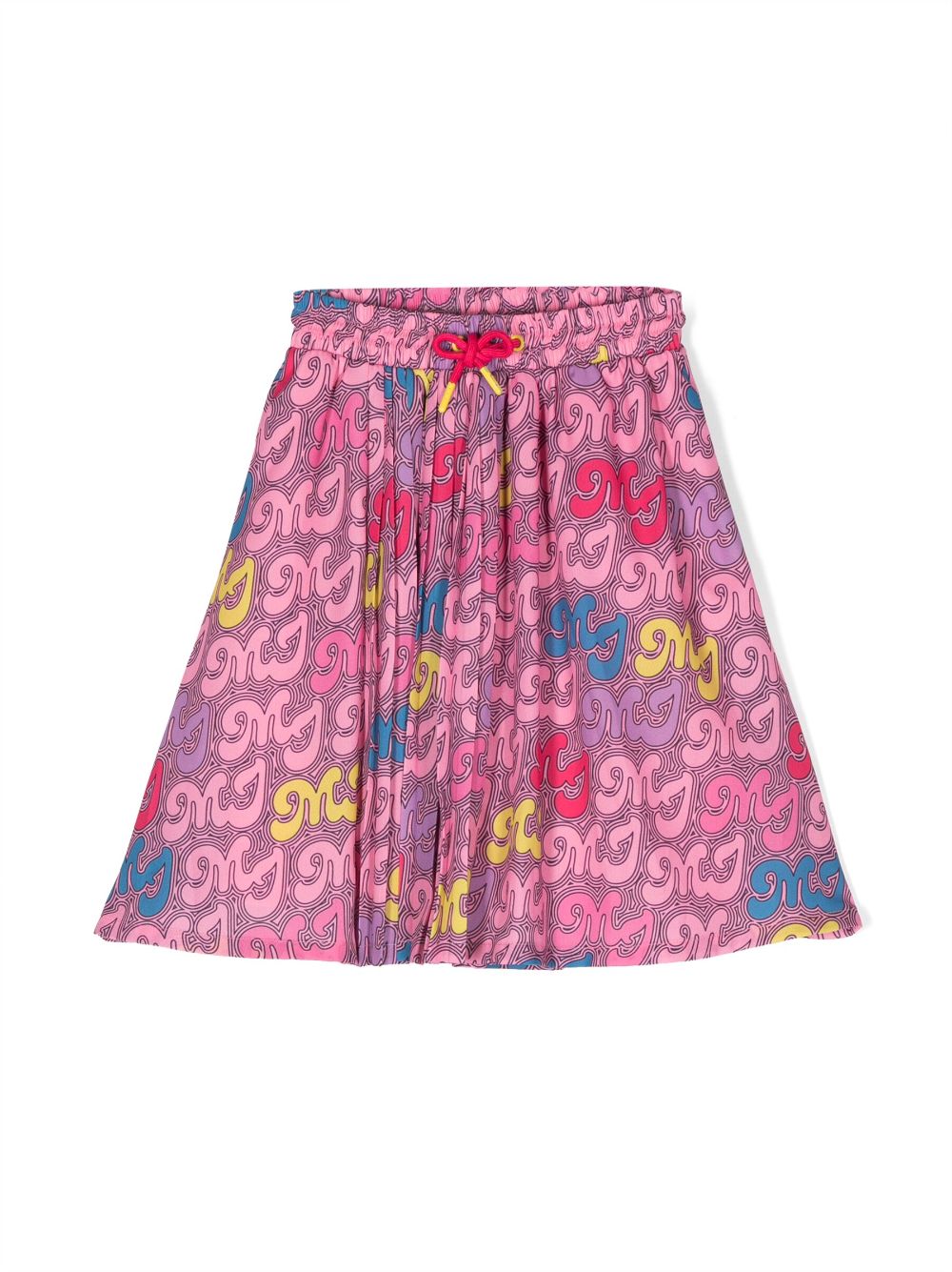 Marc Jacobs Kids Faltenrock mit Monogrammmuster - Rosa von Marc Jacobs Kids