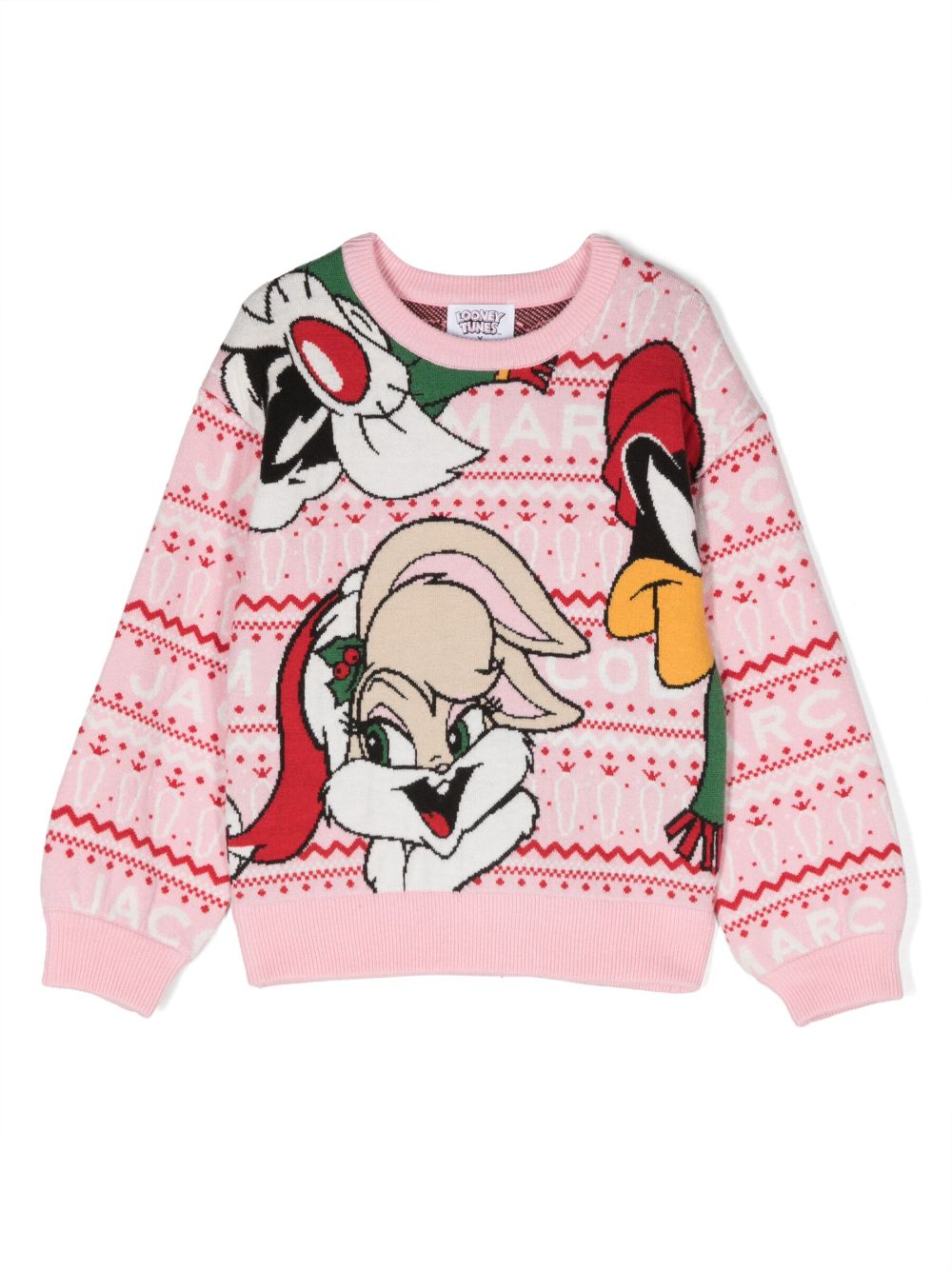 Marc Jacobs Kids x Looney Tunes Intarsien-Pullover - Rosa von Marc Jacobs Kids