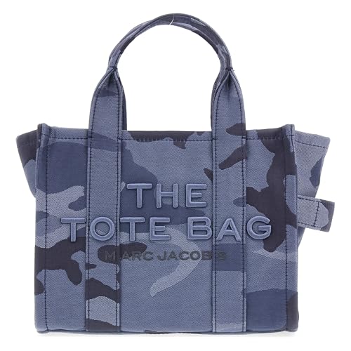 MARC JACOBS Damen The Small Tote Bag, Blau Multi von MARC JACOBS