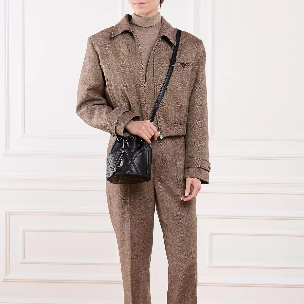 Marc Jacobs Beuteltasche - The Bucket Quilted Leather - Gr. unisize - in Schwarz - für Damen von Marc Jacobs