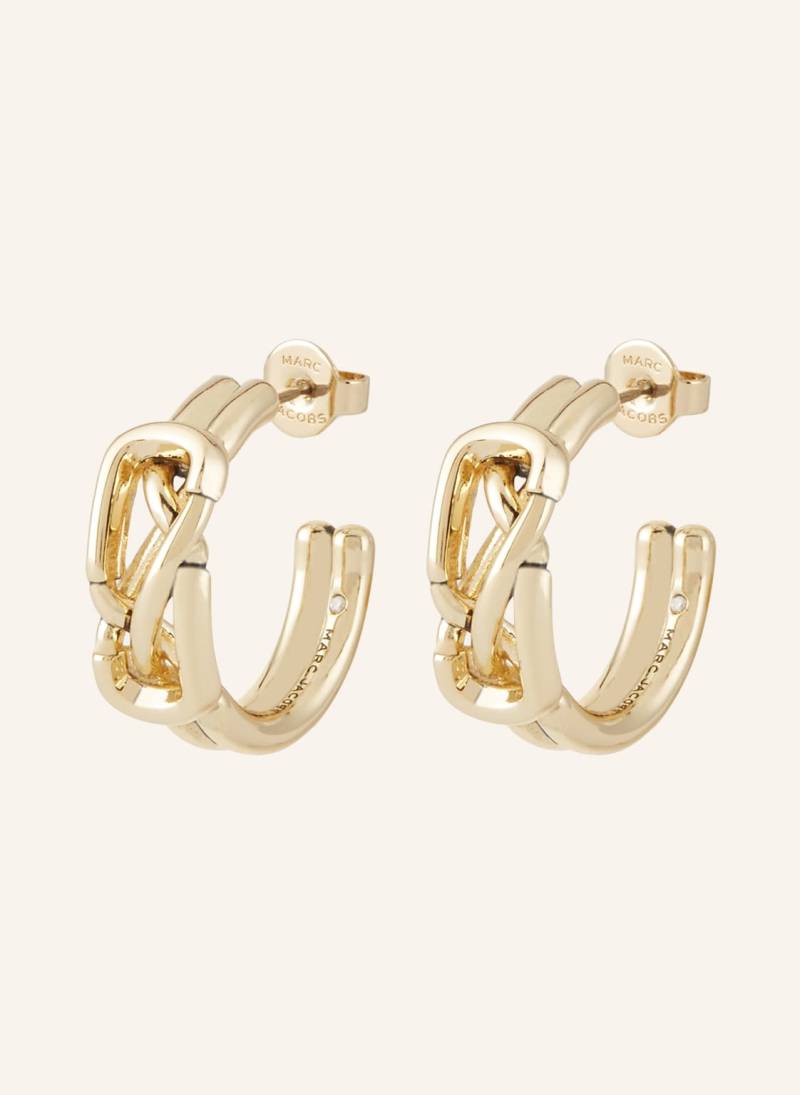 Marc Jacobs Creolen The Dual Hoop Earrings gold von Marc Jacobs