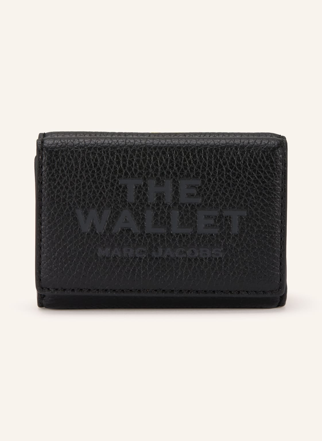 Marc Jacobs Geldbörse The Leaher Trifold Wallet schwarz von Marc Jacobs