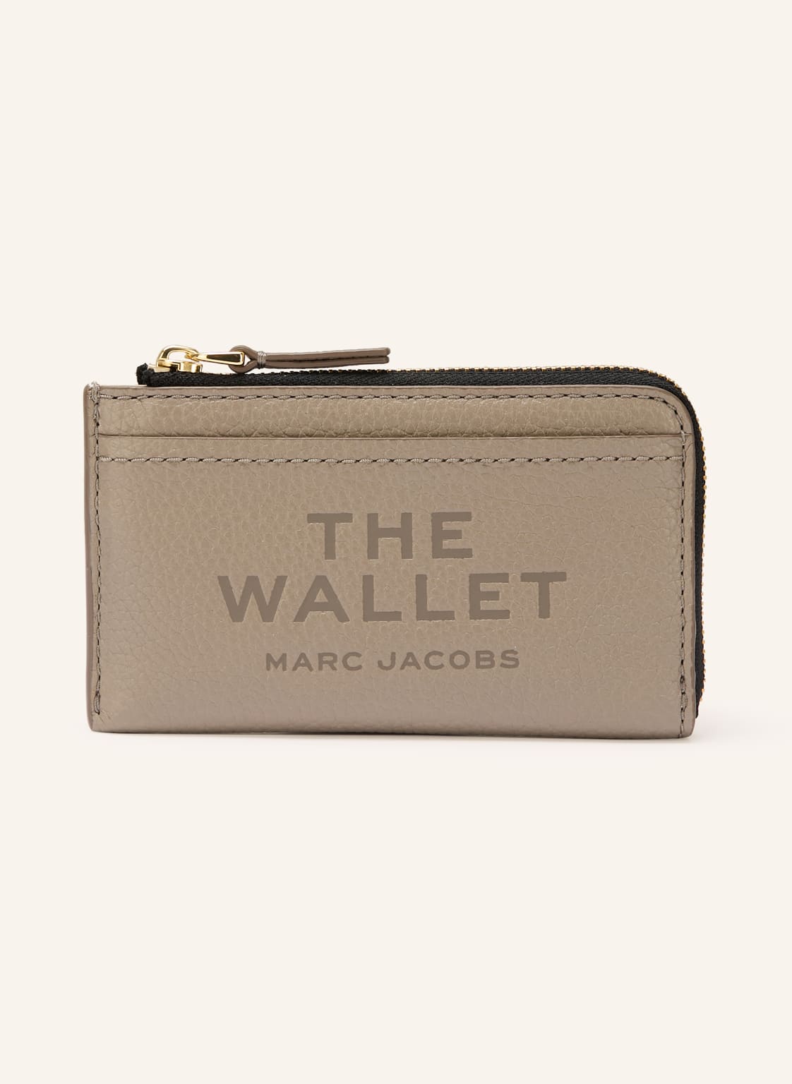 Marc Jacobs Geldbörse The Leather Top Zip Multi Wallet beige von Marc Jacobs