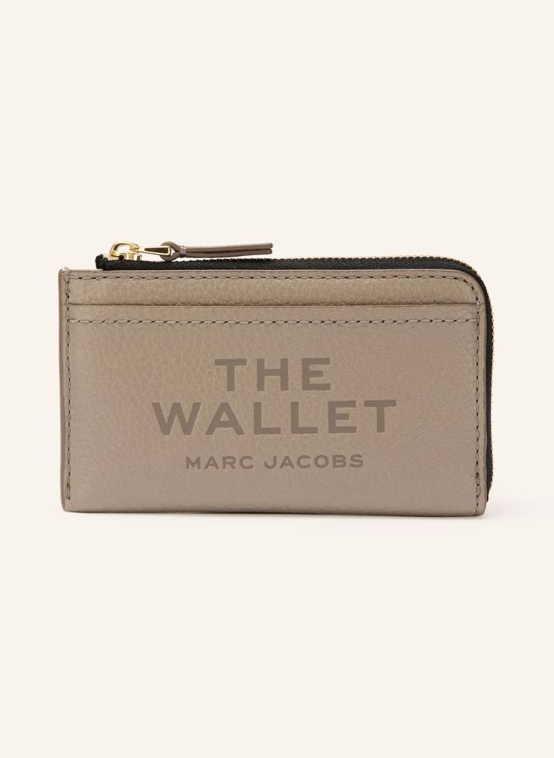 Marc Jacobs Geldbörse The Leather Top Zip Multi Wallet beige von Marc Jacobs