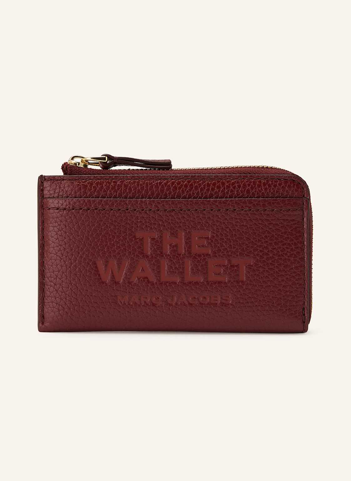 Marc Jacobs Geldbörse The Leather Top Zip Multi Wallet rot von Marc Jacobs