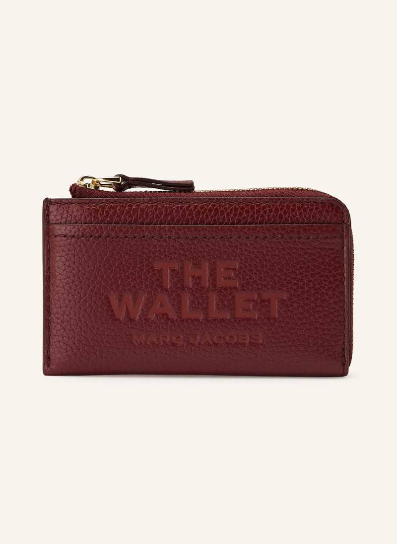 Marc Jacobs Geldbörse The Leather Top Zip Multi Wallet rot von Marc Jacobs