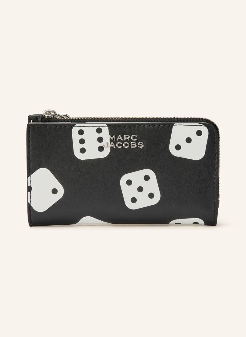 Marc Jacobs Geldbörse The Medium Flat Wallet Dice Mit Münzfach schwarz von Marc Jacobs