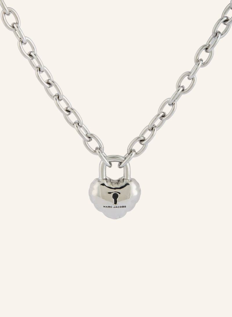 Marc Jacobs Halskette Balloon Heart Lock Pendant silber von Marc Jacobs