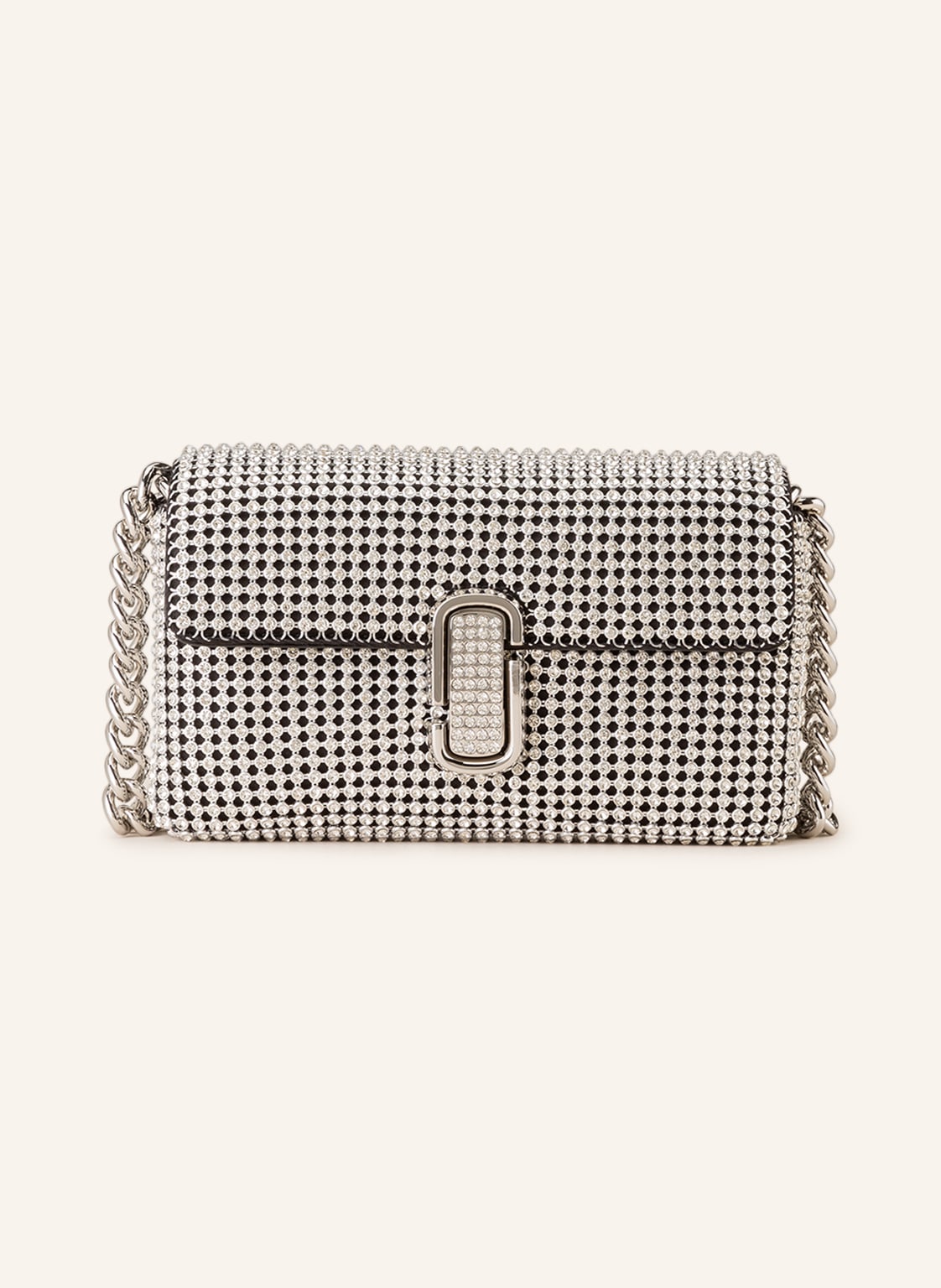 Marc Jacobs Handtasche The J Marc Mini Mit Schmucksteinen silber von Marc Jacobs