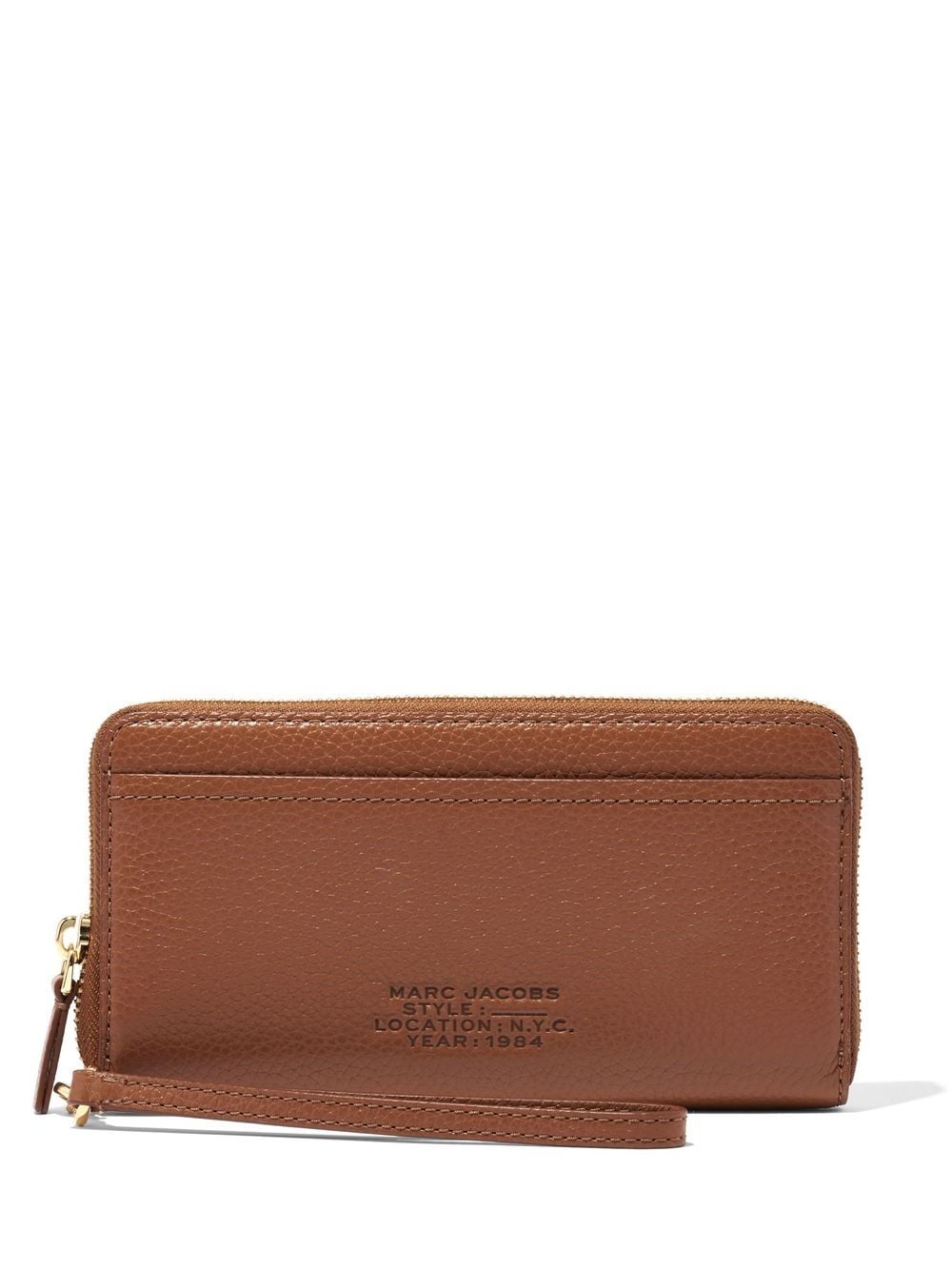 Marc Jacobs The Continental Wristlet Portemonnaie - Braun von Marc Jacobs