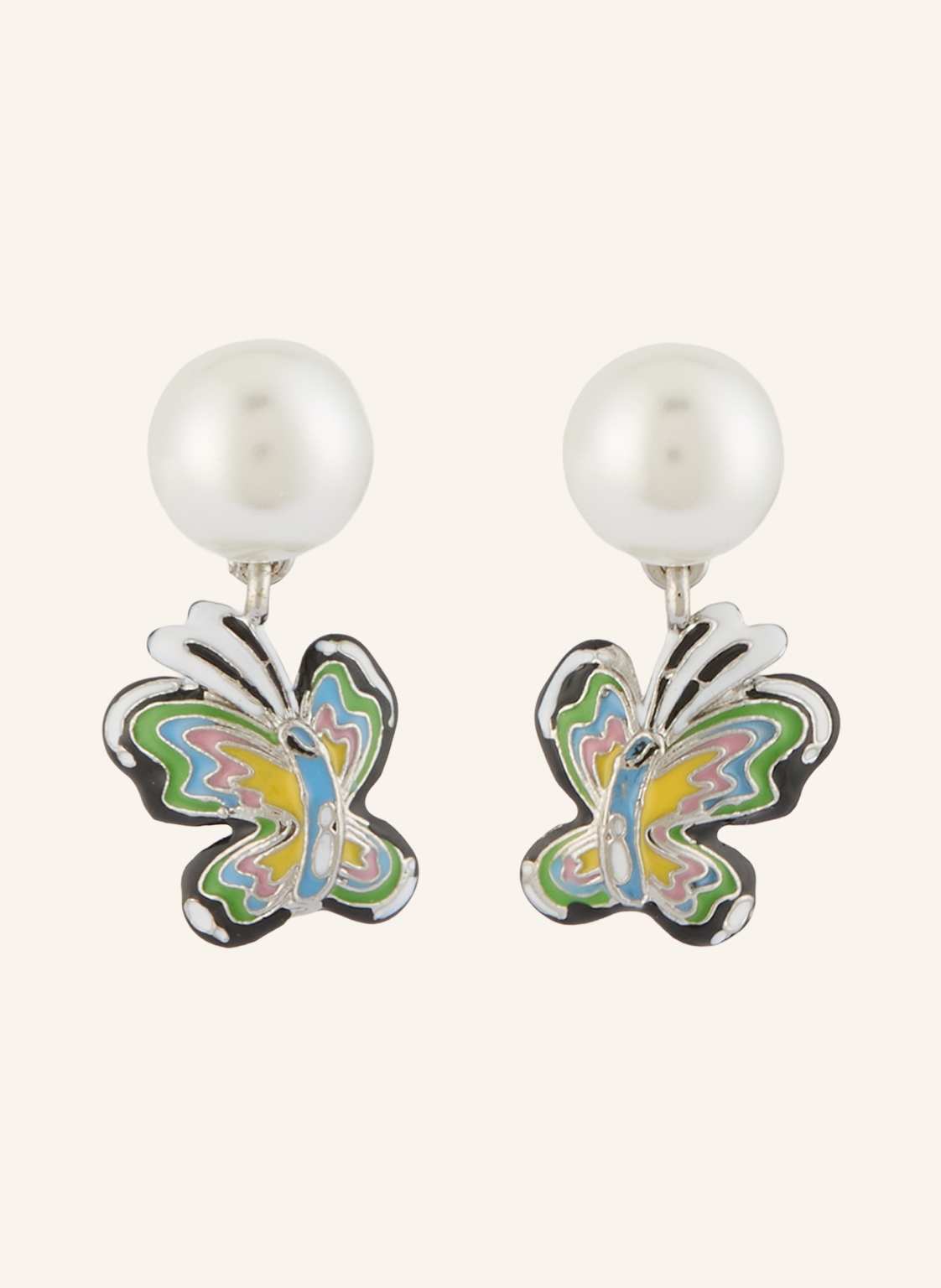 Marc Jacobs Ohrhänger Butterfly Pearl silber von Marc Jacobs