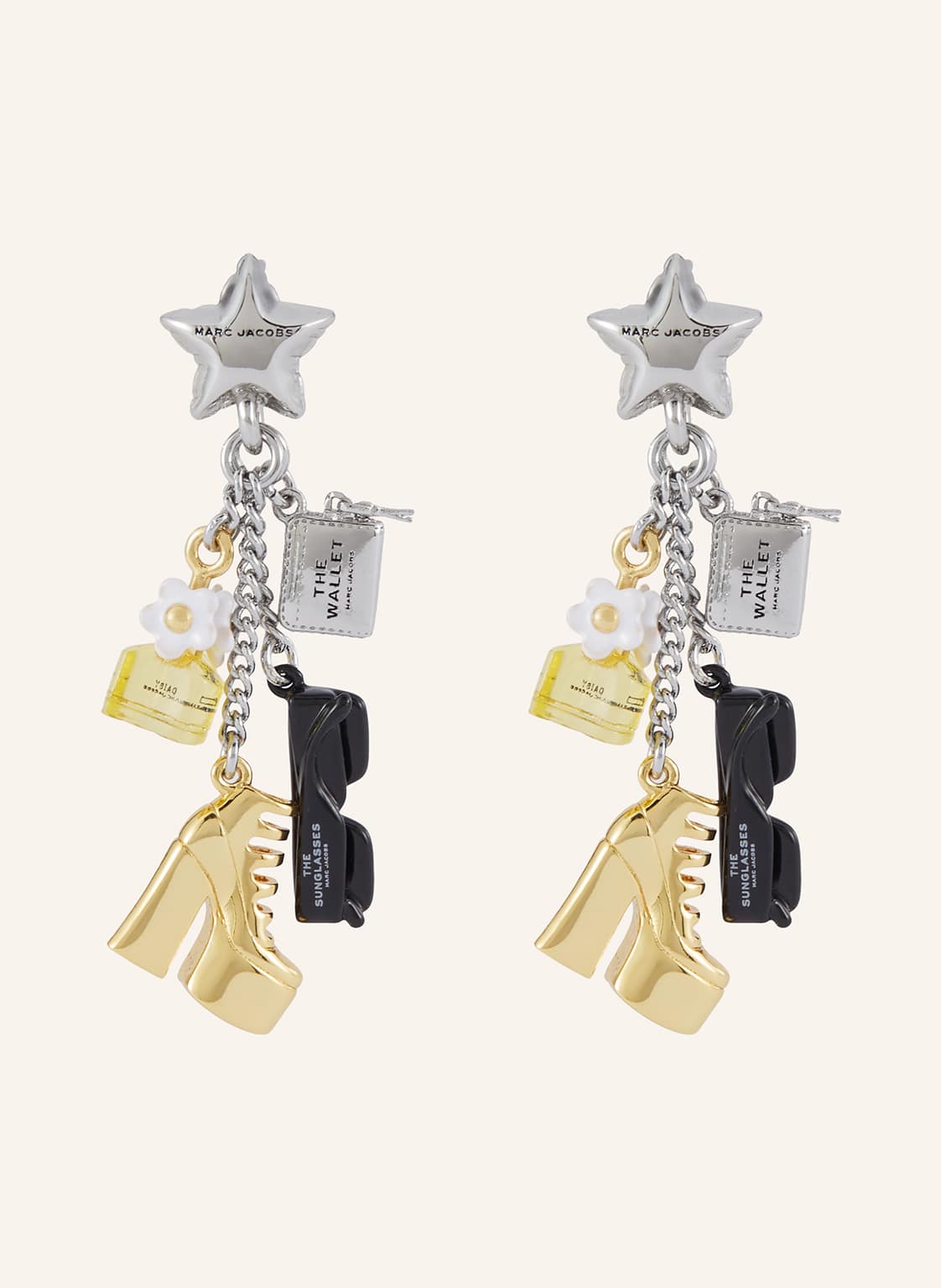 Marc Jacobs Ohrhänger Mini Icon Charm gold Marc Jacobs Ohrhänger Mini Icon Charm gold von Marc Jacobs
