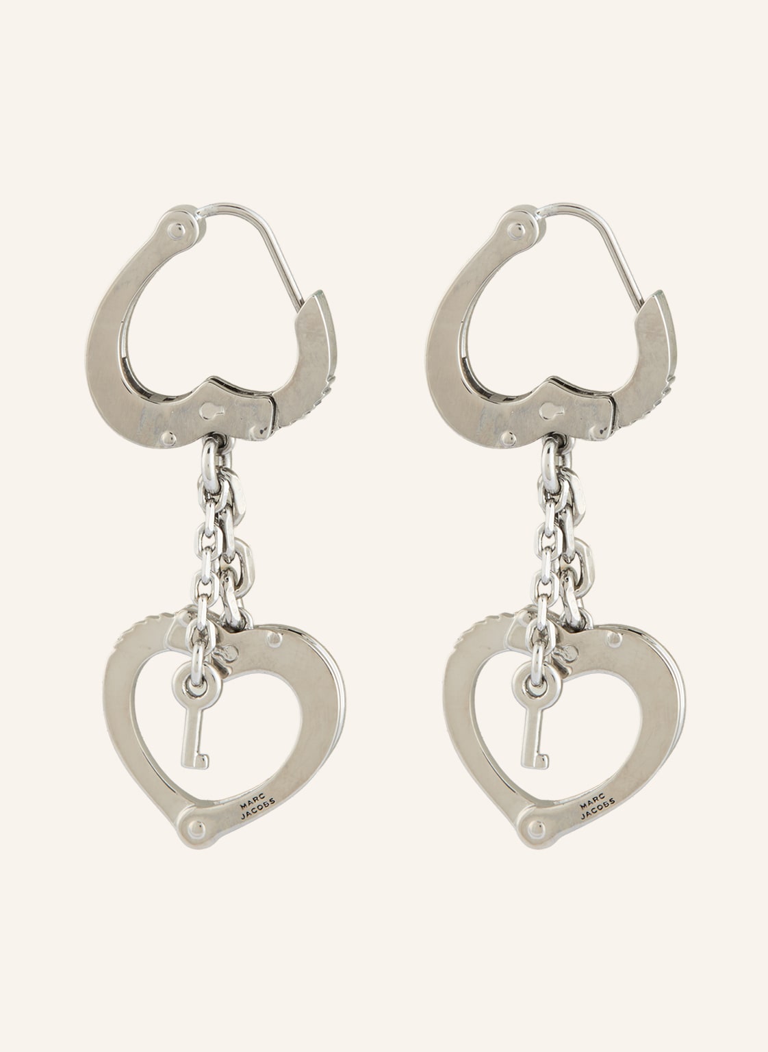 Marc Jacobs Ohrhänger The Heart Handcuff silber von Marc Jacobs