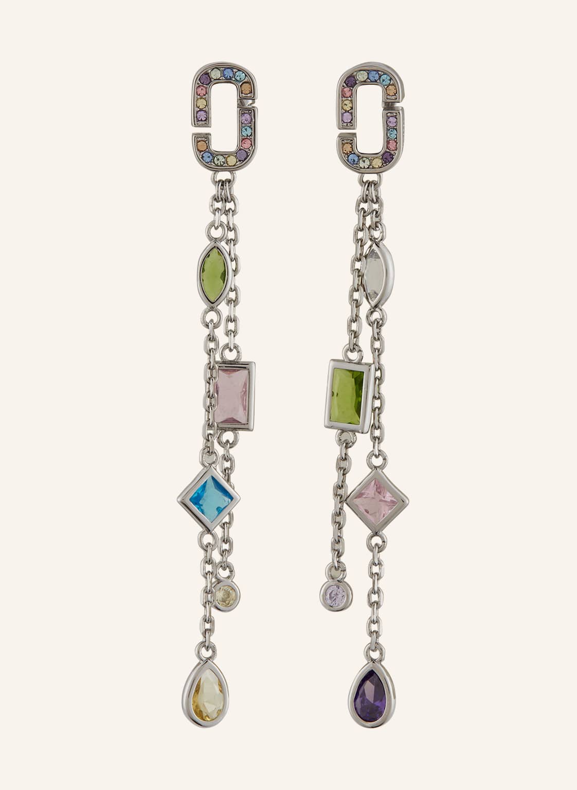 Marc Jacobs Ohrhänger The J Marc Luxe Gem Linear Earrings silber Marc Jacobs Ohrhänger The J Marc Luxe Gem Linear Earrings silber von Marc Jacobs