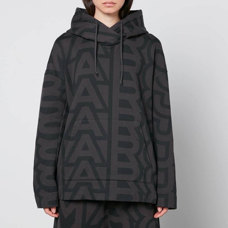 Marc Jacobs Oversized Monogram Cotton-Jersey Hoodie - L von Marc Jacobs