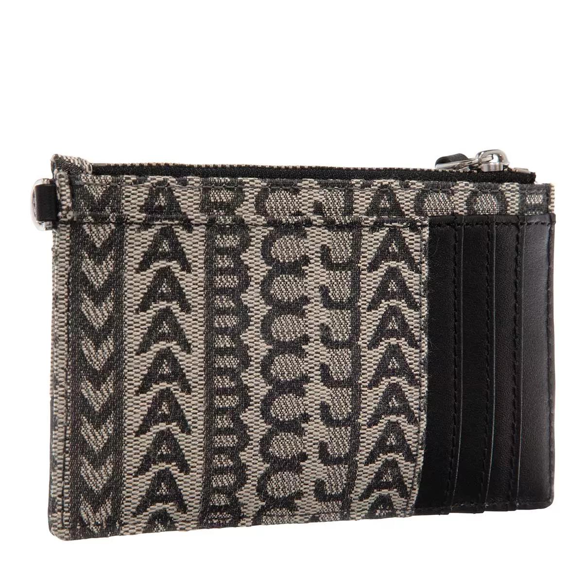 Marc Jacobs Portemonnaie - The Monogram Top Zip Wristlet - Gr. unisize - in Beige - für Damen von Marc Jacobs