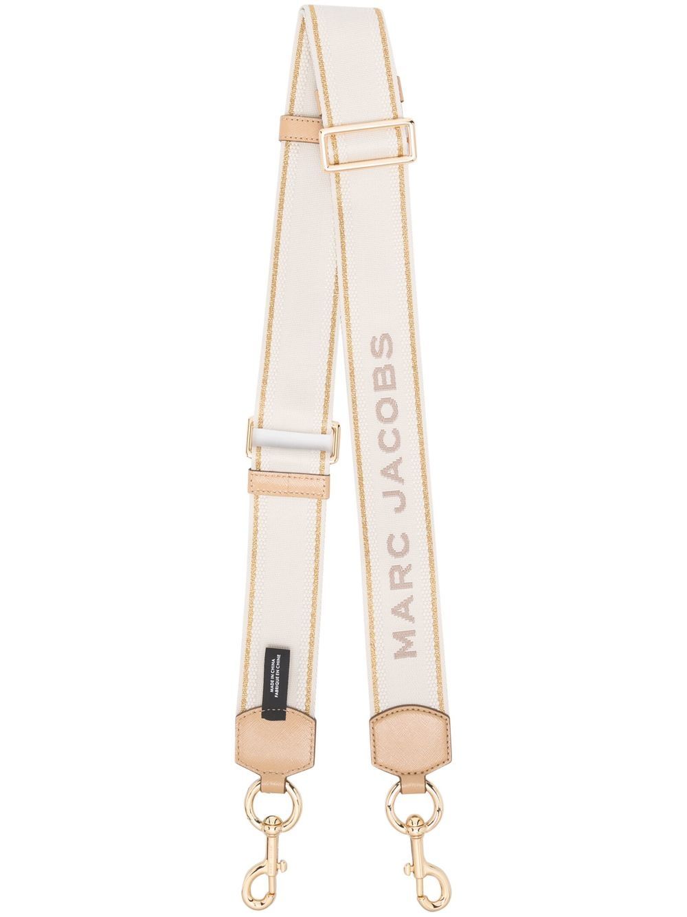 Marc Jacobs The Strap Taschenriemen mit Logo - Nude von Marc Jacobs