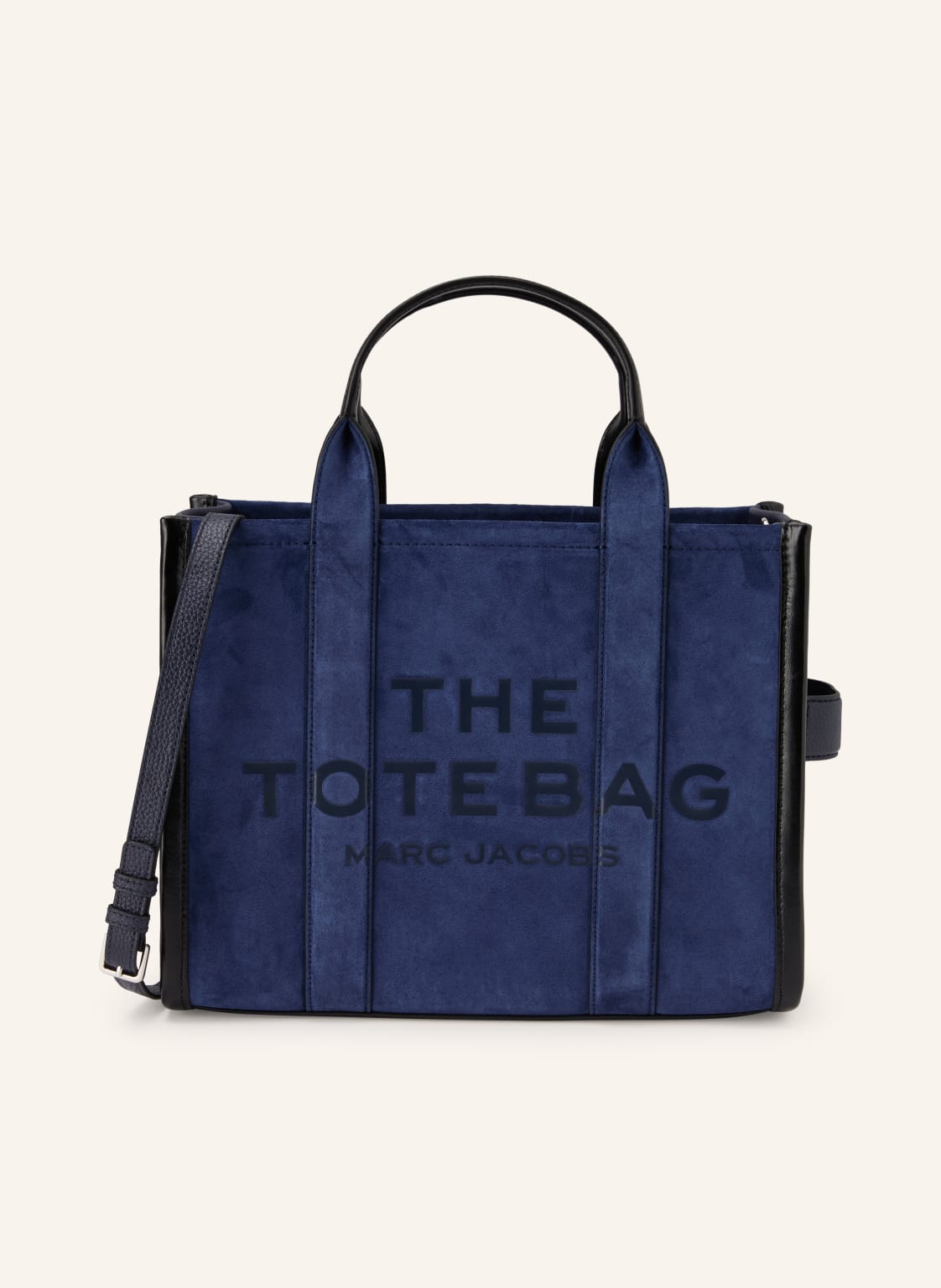 Marc Jacobs Shopper The Suede Medium Tote Bag blau von Marc Jacobs