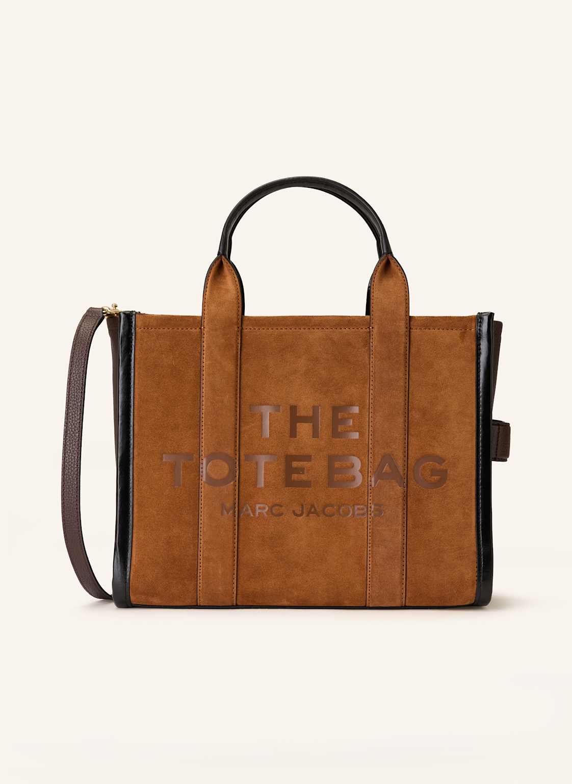 Marc Jacobs Shopper The Suede Medium Tote Bag braun von Marc Jacobs