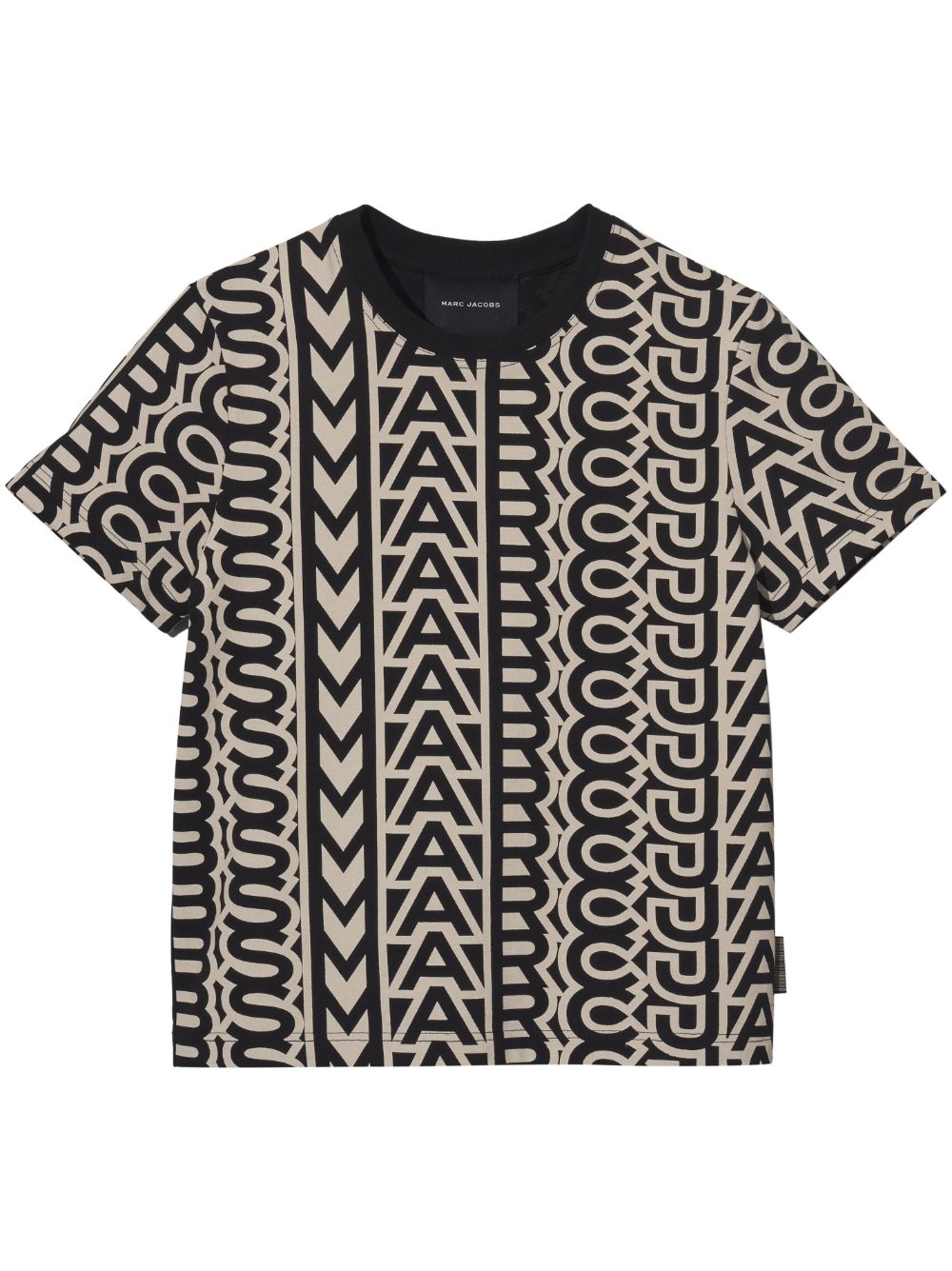 Marc Jacobs T-Shirt mit Monogrammmuster - Schwarz von Marc Jacobs