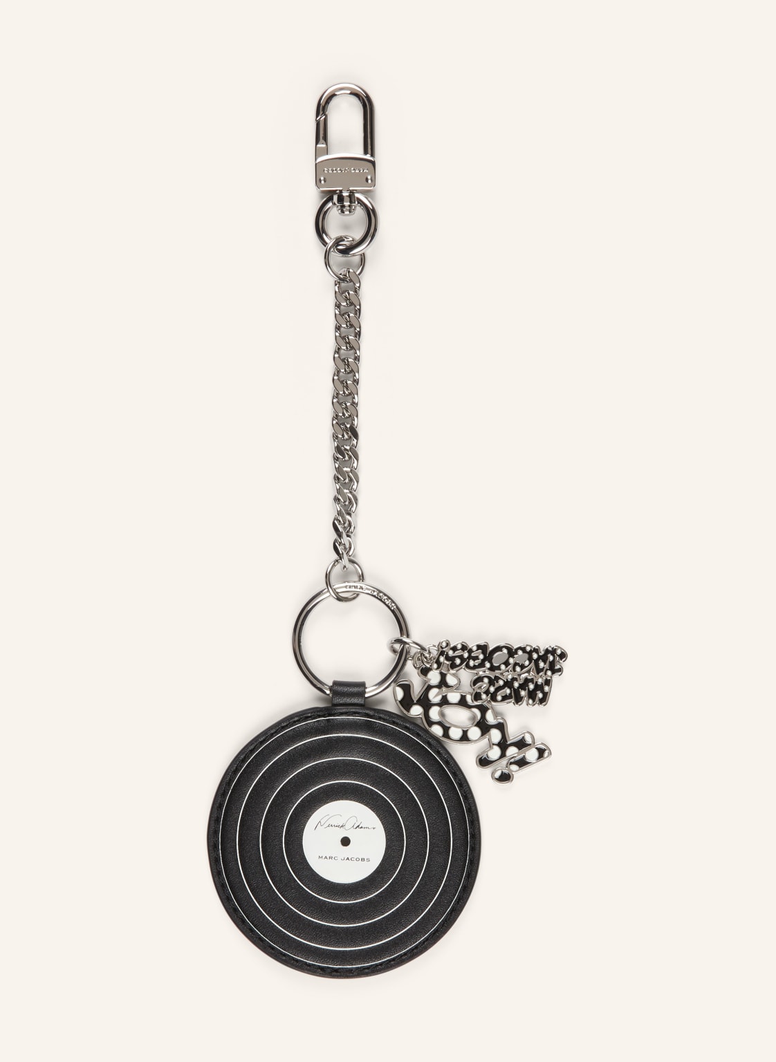 Marc Jacobs Taschenanhänger The Bag Charm Vinyl schwarz von Marc Jacobs