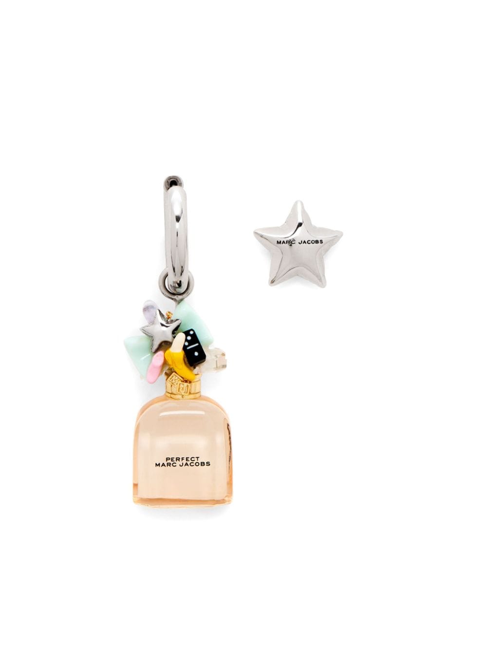 Marc Jacobs The Mini Icon Ohrringe - Silber von Marc Jacobs