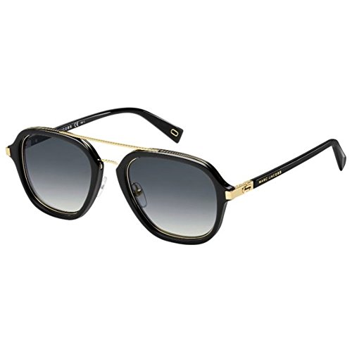 Marc Jacobs Unisex-Erwachsene Marc 172/S 9O 2M2 54 Sonnenbrille, Schwarz (Black Gold/Dark Grey Sf) von Marc Jacobs