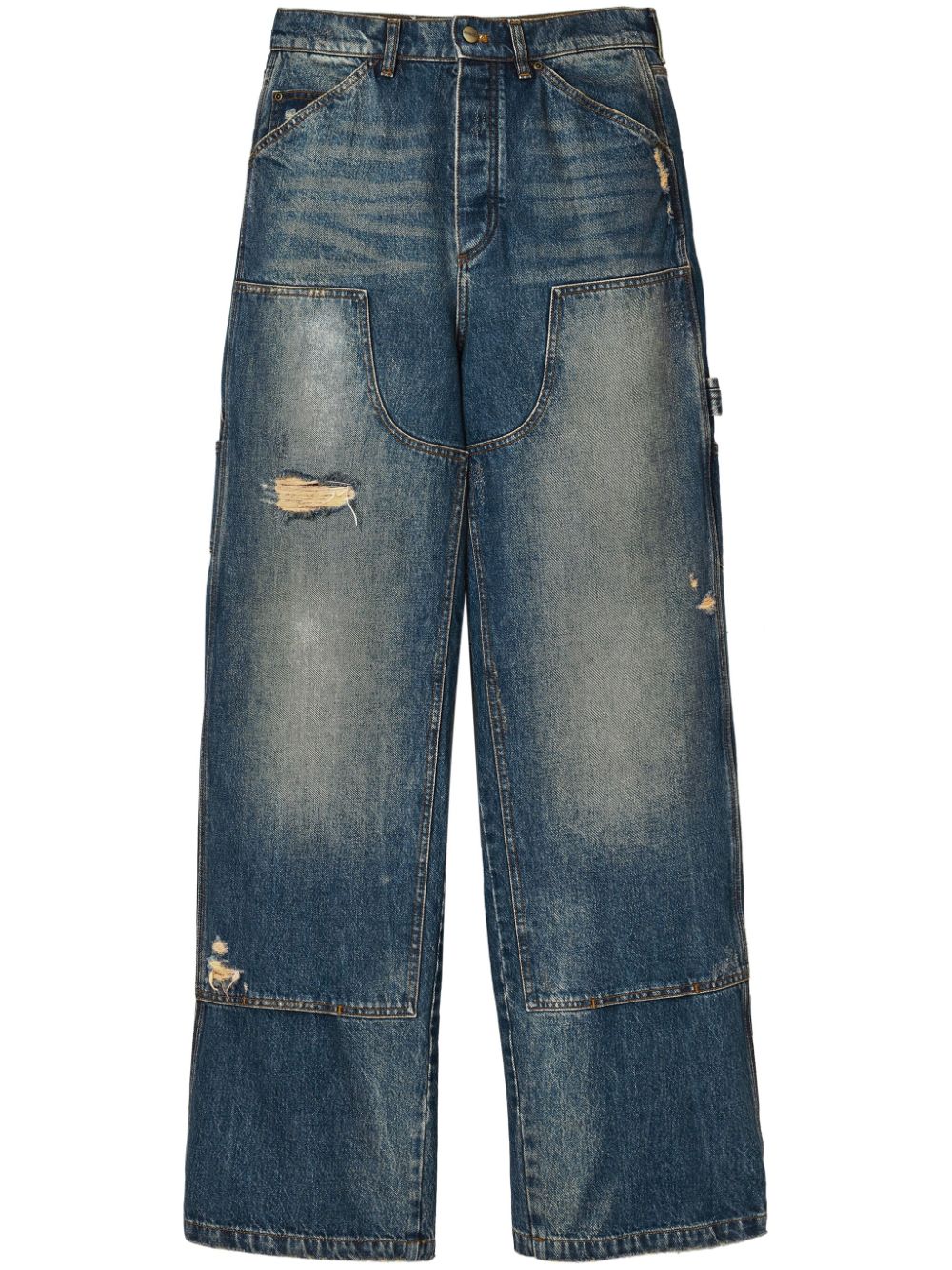 Marc Jacobs Weite Grunge Oversized Jeans - Blau von Marc Jacobs