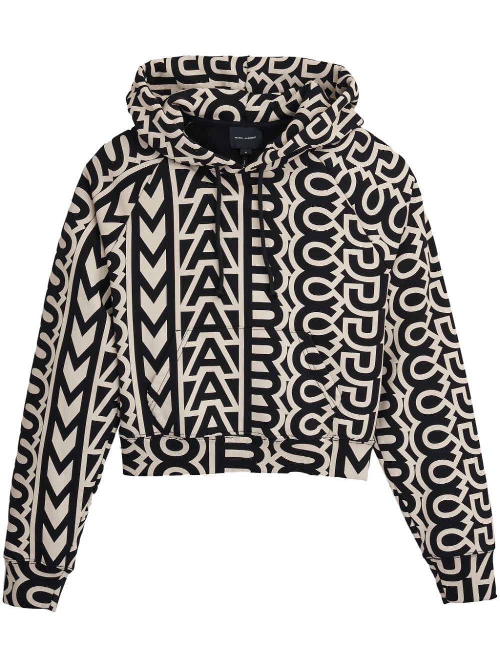 Marc Jacobs Monogram Cropped-Hoodie - Schwarz von Marc Jacobs