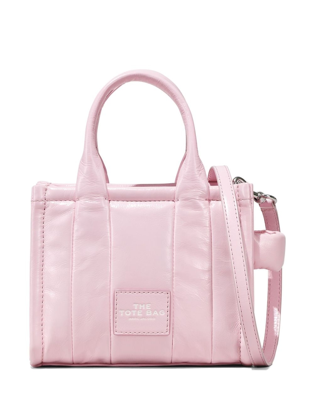 Marc Jacobs Mini The Shiny Crinkle Tote Handtasche - Rosa von Marc Jacobs