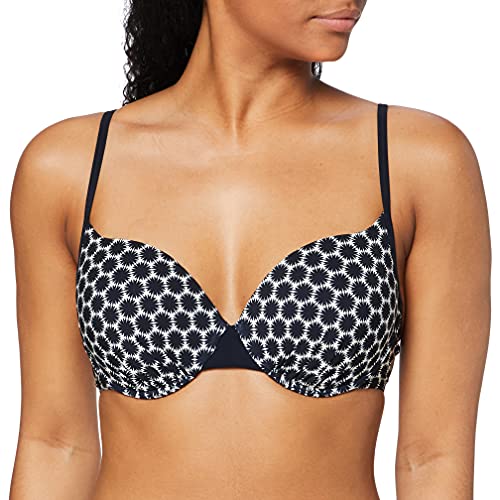 Marc O’Polo Body & Beach Damen Beach W-Bikini-TOP Bikinioberteil, Schwarz (Blauschwarz 001), 38 (Herstellergröße: 038D) von Marc O'Polo