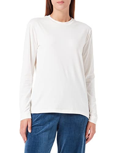 Marc O’Polo Body & Beach Damen W-Shirt LS Crew-Neck Pyjamaoberteil, Off-White, L von Marc O'Polo