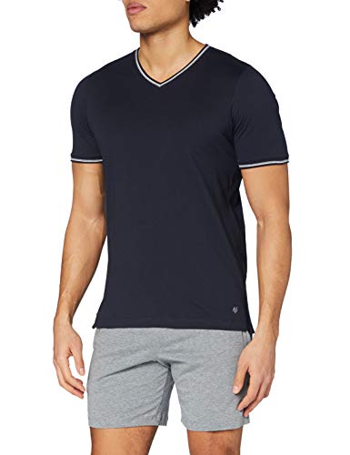 Marc O'Polo Herren Lounge M-loungeset Crew-neck' Zweiteiliger Schlafanzug Kurz, Blau (nachtblau 804), XL (54) von Marc O'Polo