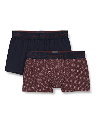 Marc O’Polo Body & Beach Herren Multipack M-Shorts, Unterwäsche, Burgund, M, 2er Pack von Marc O'Polo