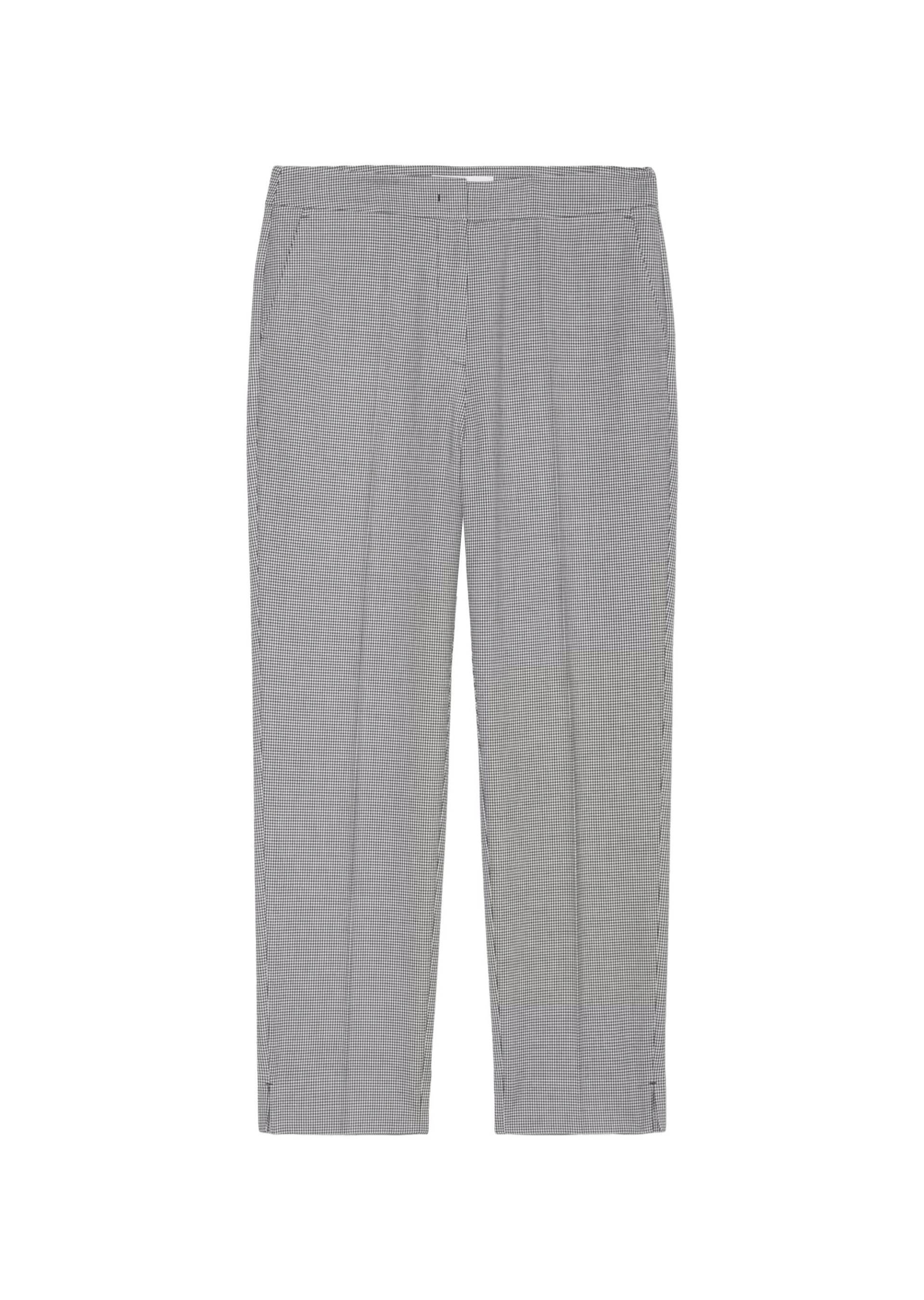 Marc OPolo Casual - Gemusterte Zigarettenhose slim grau/schwarz/weiß - Gr. - 34 von Marc O'Polo Casual