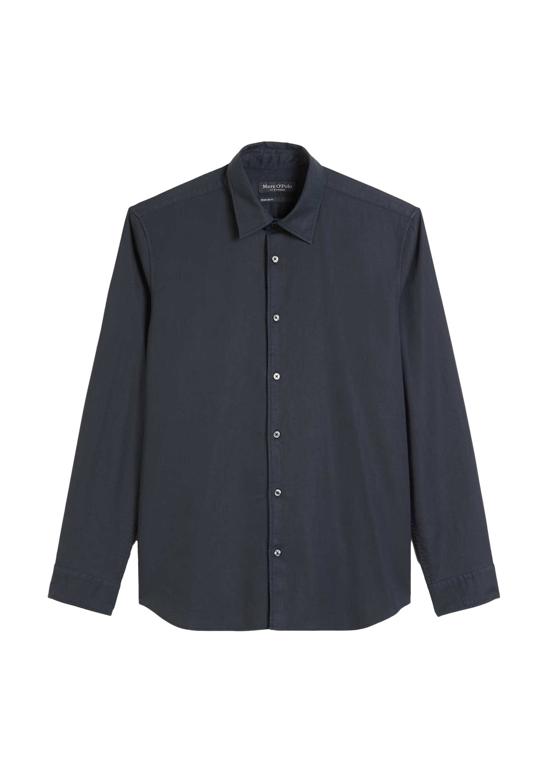 Marc OPolo Casual - Hemd aus Bio-Baumwolle blau - Gr. - L von Marc O'Polo Casual