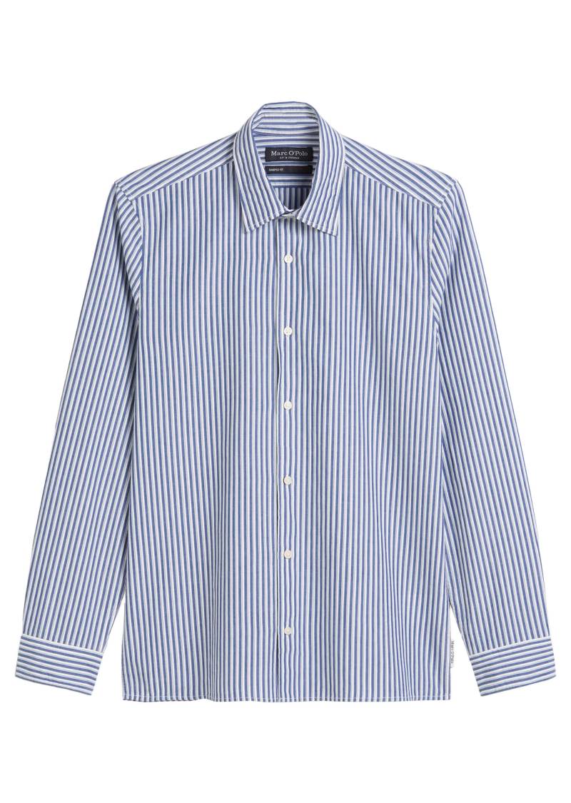 Marc OPolo Casual - Hemd aus Bio-Baumwolle blau - Gr. - M von Marc O'Polo Casual